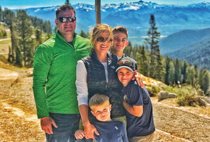 Chris Garten Family photo